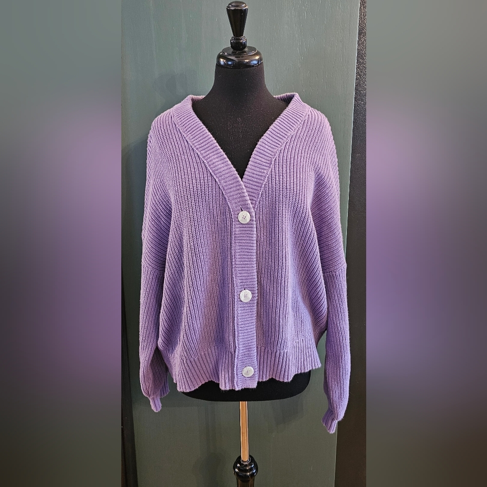 Noisy May Purple Cardigan